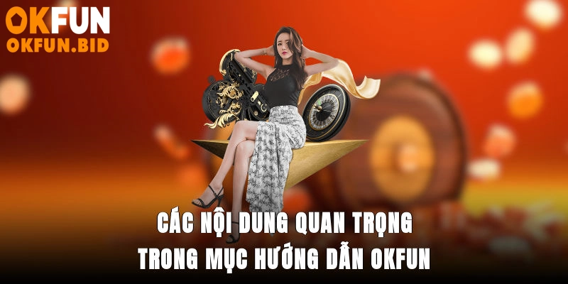 Các nội dung quan trọng trong mục hướng dẫn OKFUN