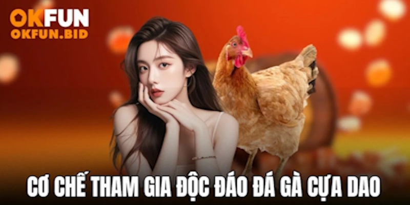 Cơ chế tham gia độc đáo đá gà cựa dao