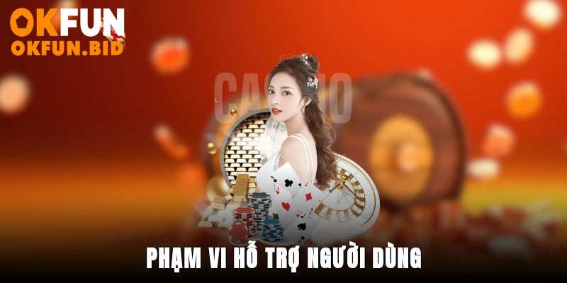 Phạm vi hỗ trợ người dùng